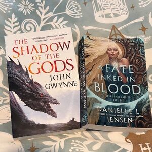 Fantasy Books: Shadow of the Gods & A Fate Inked in Blood